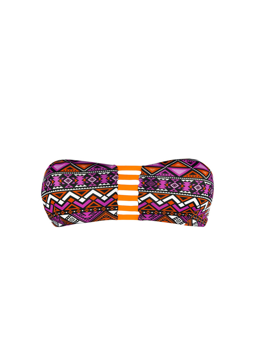 Bandeau top optical print - MC2 Saint Barth