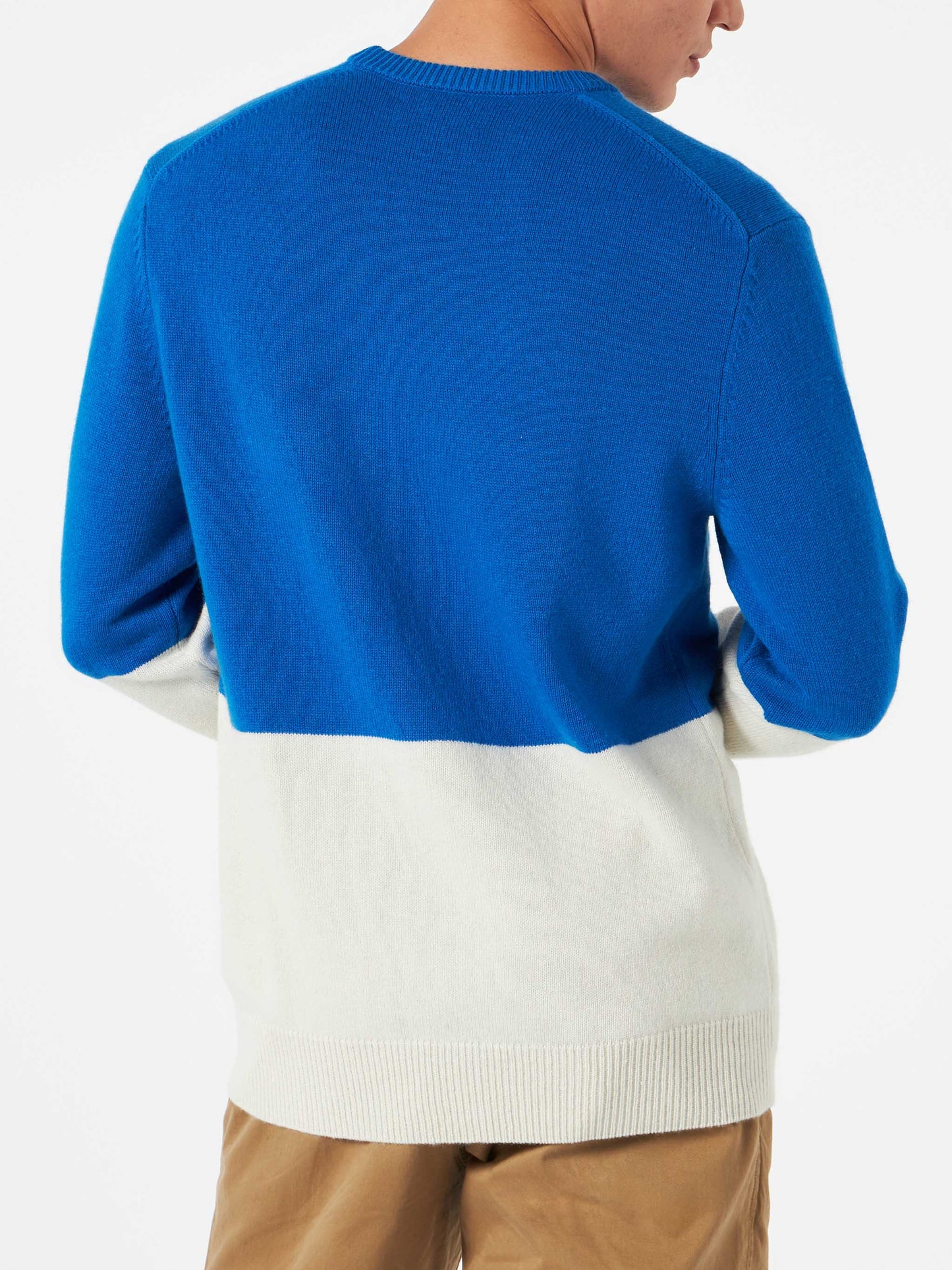 Maglione da uomo stampa cartolina vintage Courma