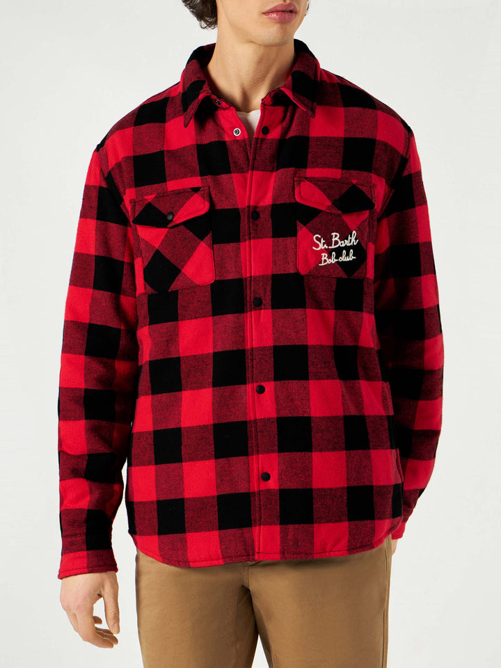 Overshirt Chalet mit Tasche und St. Barth Bob Club Stickerei