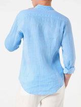 Man striped linen Pamplona shirt