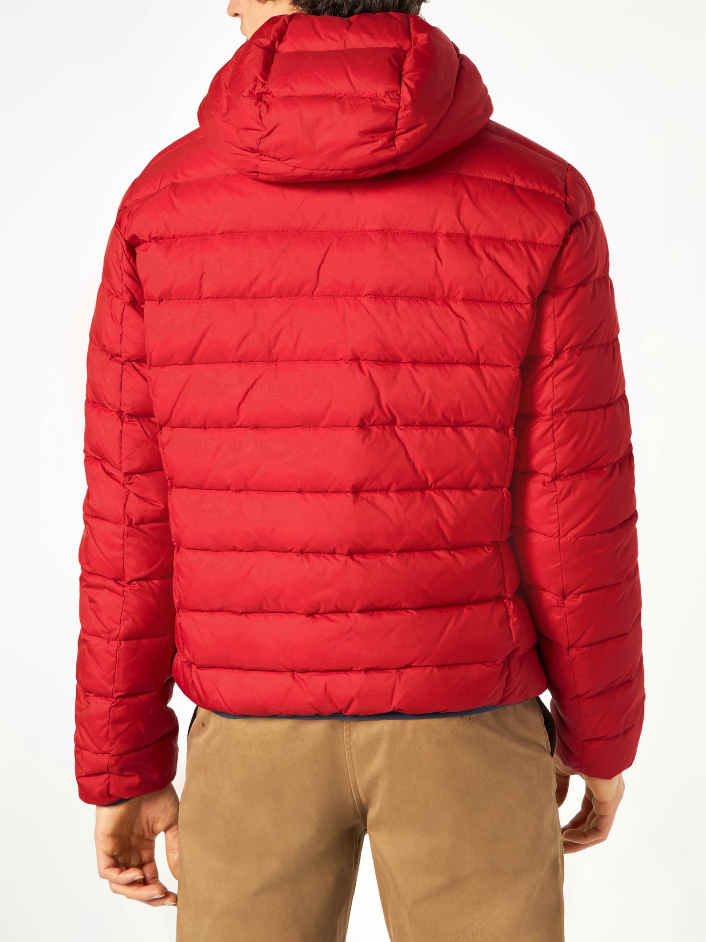 Man double face red down jacket Courchevel - MC2 Saint Barth