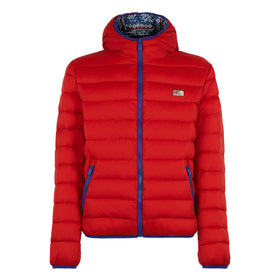 Man double face red down jacket Courchevel - MC2 Saint Barth