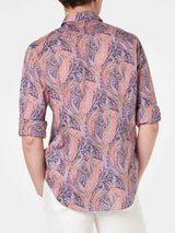 Herren-Hemd Sikelia aus Musselin-Baumwolle mit Paisley-Print | Hergestellt aus Liberty-Stoff