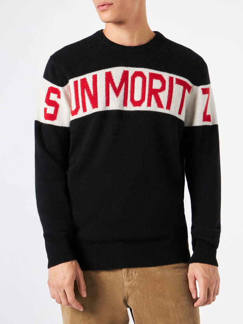 Maglia da uomo con stampa Sun Moritz