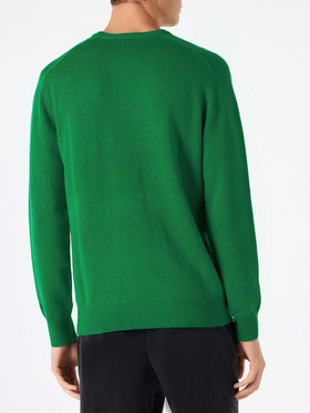 Maglione da uomo con stampa auto