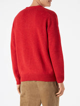 Man red sweater