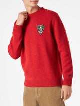 Man red sweater