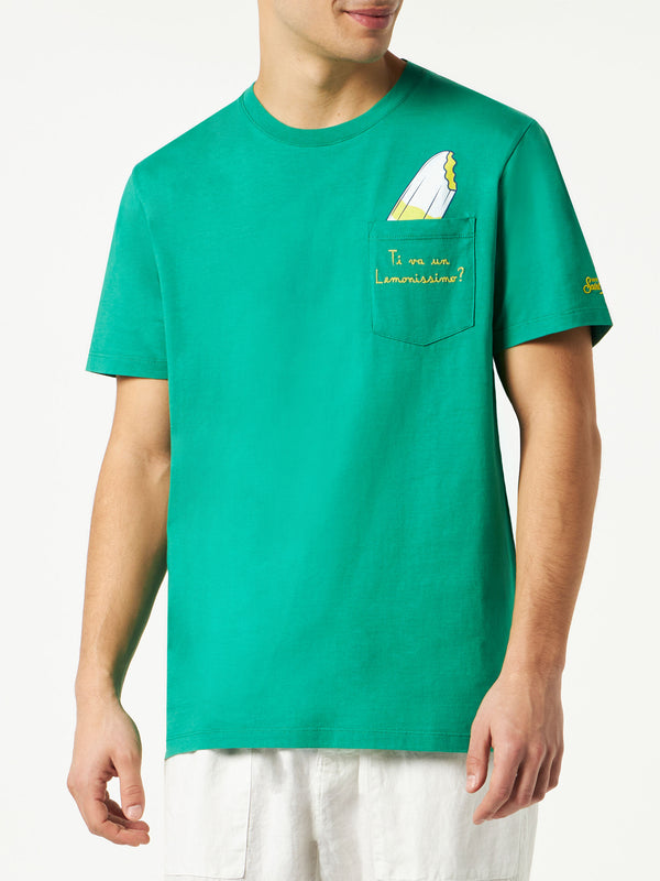 Baumwoll-T-Shirt mit Ti va un Lemonissimo? Stickerei | ALGIDA® SONDEREDITION