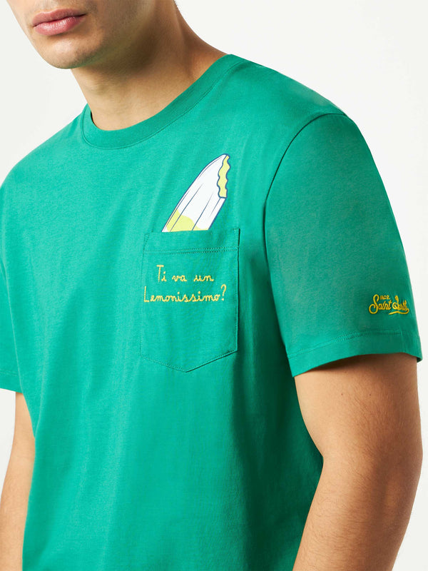 Baumwoll-T-Shirt mit Ti va un Lemonissimo? Stickerei | ALGIDA® SONDEREDITION