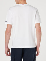 Herren-T-Shirt aus Baumwolle mit Forte dei Marmi-Vespa-Friend-Aufdruck | VESPA® SONDEREDITION