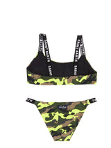 Mädchen-Bikini mit Camouflage-Print