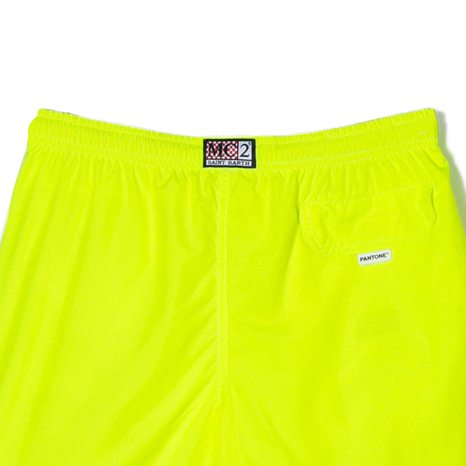 Costume da bagno da bambino giallo fluo | EDIZIONE SPECIALE PANTONE®