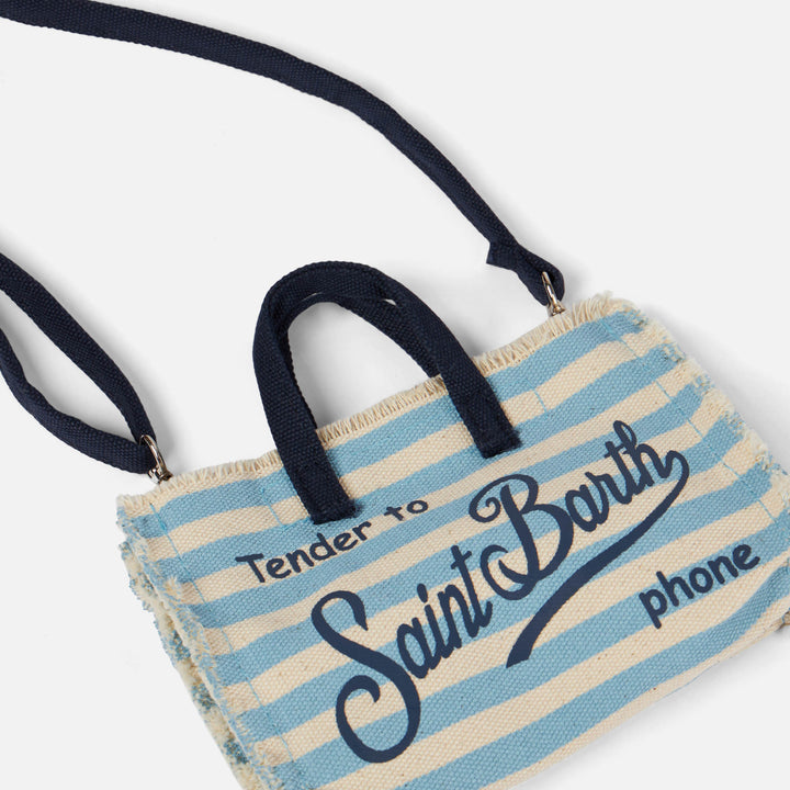 Handytasche mit Streifendruck