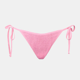 Slip mare donna rosa crinkle