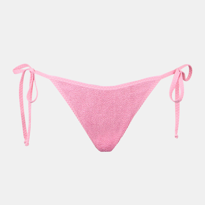 Slip mare donna rosa crinkle