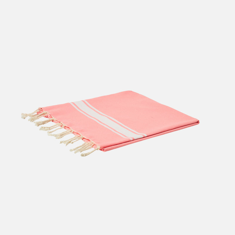 Pink fluo cotton towel