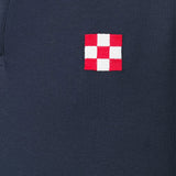 Piquet-Poloshirt für Kinder mit Stickerei vorne und Aufdruck hinten