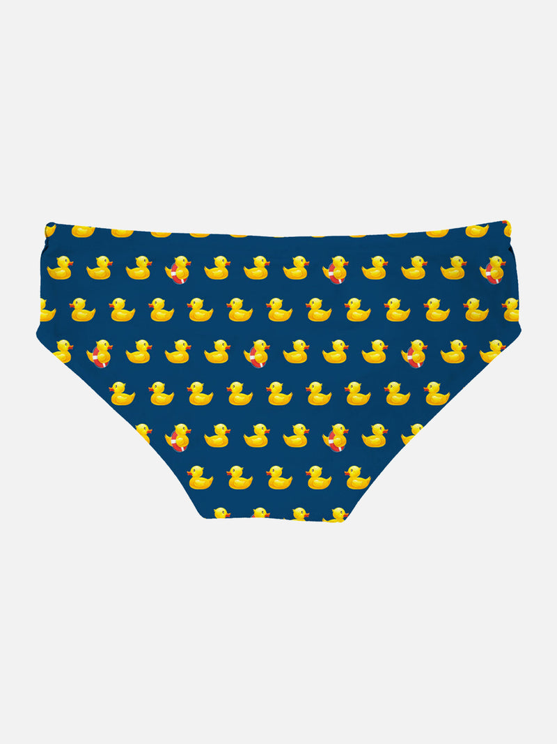 Man swim briefs ducky print