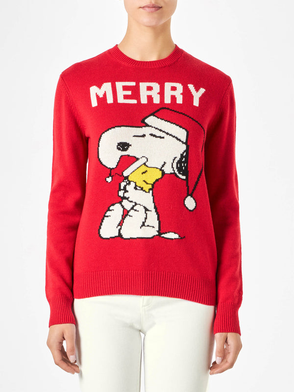 Woman sweater with Snoopy print | SNOOPY PEANUTS™ SPECIAL EDITION