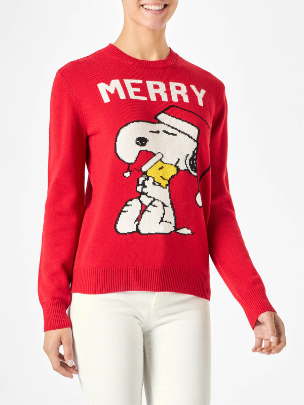 Woman sweater with Snoopy print | SNOOPY PEANUTS™ SPECIAL EDITION