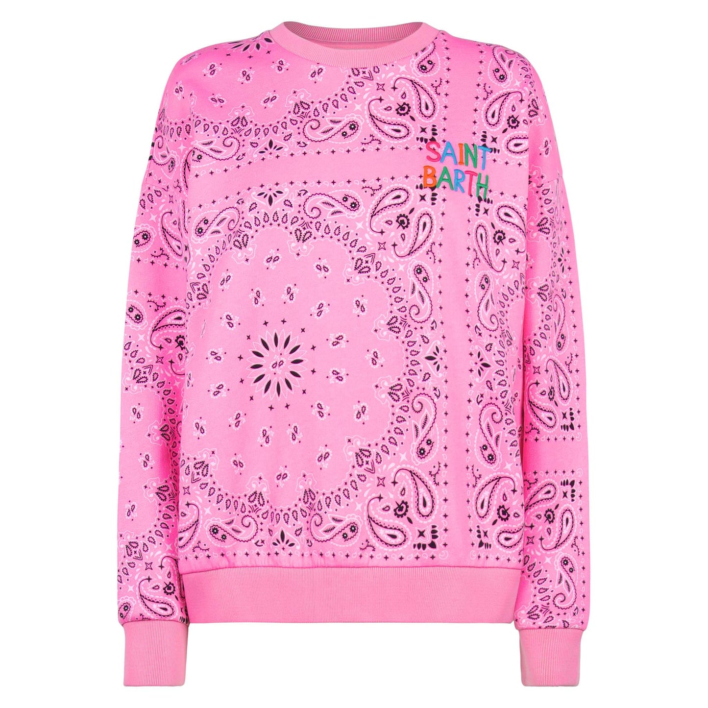 Damen Sweatshirt Stardust mit Bandanna-Print