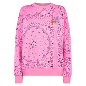 Damen Sweatshirt Stardust mit Bandanna-Print