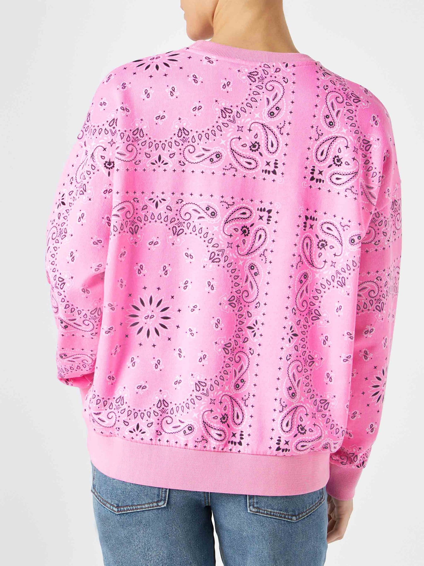 Damen Sweatshirt Stardust mit Bandanna-Print