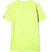 Gelbes Fluo-T-Shirt für Jungen mit UFO-Raumschiff