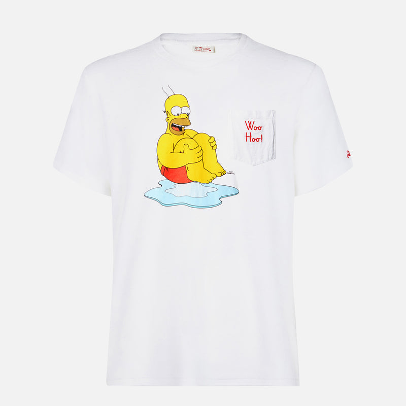 Herren-T-Shirt aus Baumwolle mit Homer-Aufdruck | DIE SIMPSONS-SONDERAUSGABE