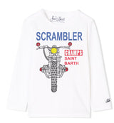 T-shirt da bambino St. Barth scrambler