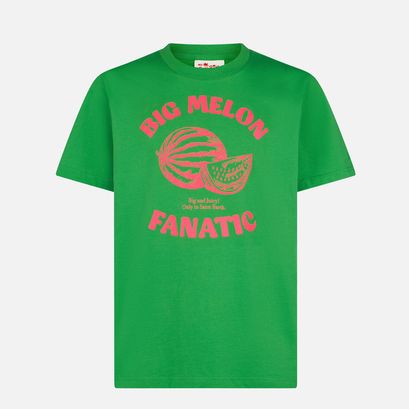 Man cotton t-shirt with Watermelon print