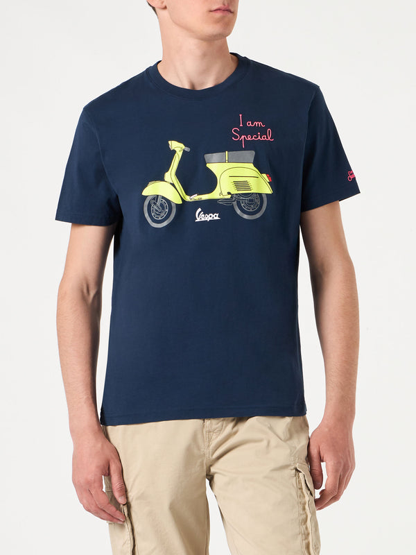 Herren-T-Shirt aus Baumwolle mit Vespa-Aufdruck | VESPA® SONDEREDITION