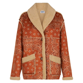 Giacca da donna in shearling reversibile