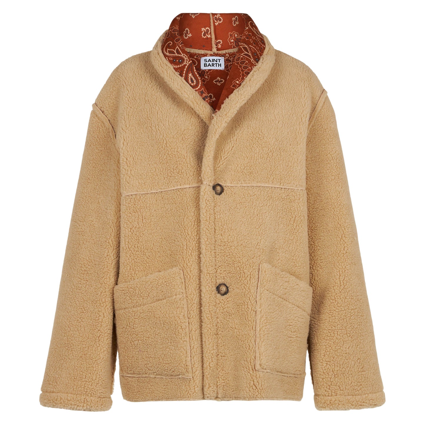 Giacca da donna in shearling reversibile