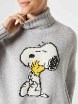 Woman knit dress with Snoopy jacquard print | ©Peanuts Special Edition