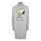 Abito da donna in maglia con stampa jacquard Snoopy | © Peanuts Edizione Speciale