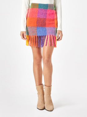 Woman skirt with fringes