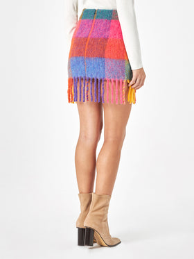 Woman skirt with fringes