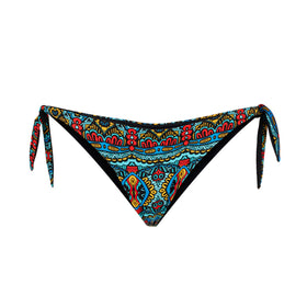 Woman swim briefs with side strings