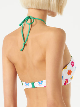 Daisy print bandeau top - MC2 Saint Barth